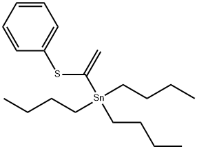 Stannane, tributyl[1-(phenylthio)ethenyl]- Structural