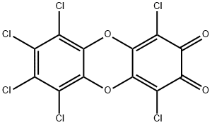 Dibenzo[b,e][1,4]dioxin-2,3-dione, 1,4,6,7,8,9-hexachloro- Structural