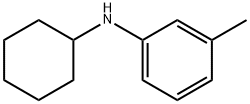 Benzenamine, N-cyclohexyl-3-methyl- Structural