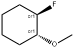 Cyclohexane, 1-fluoro-2-methoxy-, (1R,2R)-rel- Structural