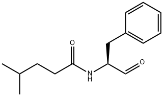 Pentanamide, N-[(1S)-1-formyl-2-phenylethyl]-4-methyl- Structural