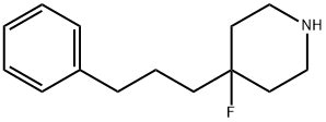 Piperidine, 4-fluoro-4-(3-phenylpropyl)- Structural