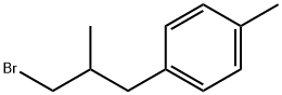 Benzene, 1-(3-bromo-2-methylpropyl)-4-methyl- Structural