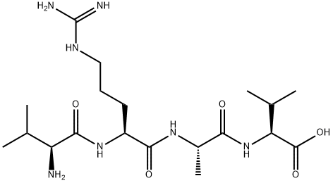 L-Valine, L-valyl-L-arginyl-L-alanyl- (9CI) Structural