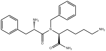 L-Lysinamide, L-phenylalanyl-N-(phenylmethyl)- (9CI) Structural