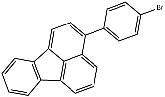 Fluoranthene, 3-(4-bromophenyl)- Structural