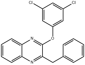 Quinoxaline, 2-(3,5-dichlorophenoxy)-3-(phenylmethyl)- Structural