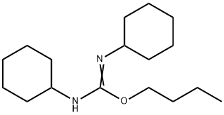 O-Butyl-N,N’-dicyclo-hexyl-isourea Structural