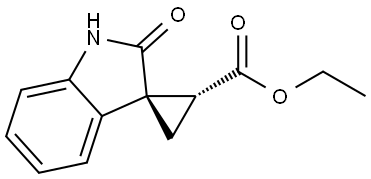 Racemic-(1R,2R)-Ethyl 2'-Oxospiro[Cyclopropane-1,3'-Indoline]-2-Carboxylate Structural