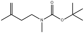 tert-butyl methyl(3-methylbut-3-en-1-yl)carbamate Structural