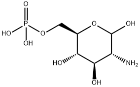 Glucopyranose, 2-amino-2-deoxy-, 6-(dihydrogen phosphate) Structural