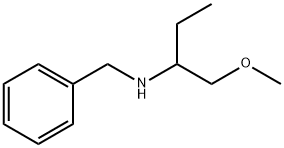 Benzenemethanamine, N-[1-(methoxymethyl)propyl]- Structural