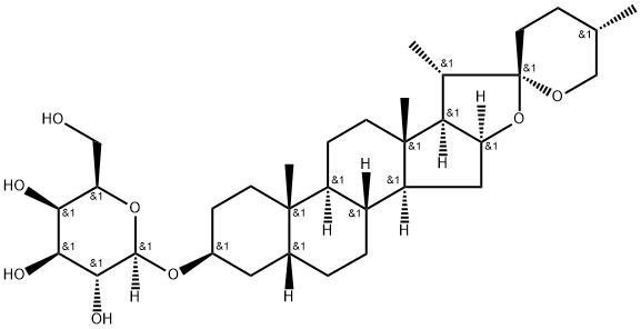 Sarsasapogenin 3-O-β-D-galactopyranosid Structural