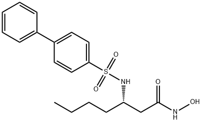 Heptanamide, 3-[([1,1'-biphenyl]-4-ylsulfonyl)amino]-N-hydroxy-, (3S)- Structural
