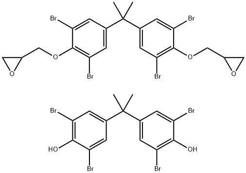 2,2'-[(1-Methylethylidene)bis[(dibromo-4,1-phenylene)oxymethylene]]bis[oxirane]-4,4'-(1-methylethylidene)bis[2,6-dibromophenol] copolymer Structural