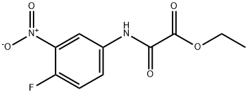 Acetic acid, 2-[(4-fluoro-3-nitrophenyl)amino]-2-oxo-, ethyl ester Structural