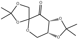 D-erythro-2,3-Hexodiulo-2,6-pyranose, 1,2:4,5-bis-O-(1-methylethylidene)- Structural