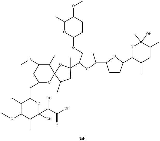 Antibiotic 6016 sodium salt Structural