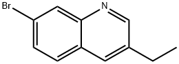 Quinoline, 7-bromo-3-ethyl- Structural