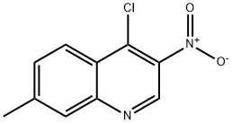 Quinoline, 4-chloro-7-methyl-3-nitro- Structural