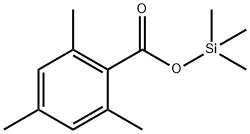Benzoic acid, 2,4,6-trimethyl-, trimethylsilyl ester Structural