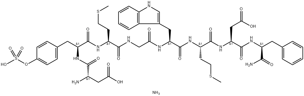 Sincalide ammonium (Cholecystokinin octapeptide ammonium) Structural