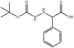 Hydrazinecarboxylic acid, 2-(carboxyphenylmethyl)-, 1-(1,1-dimethylethyl) ester Structural