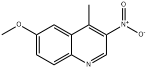 Quinoline, 6-methoxy-4-methyl-3-nitro- Structural