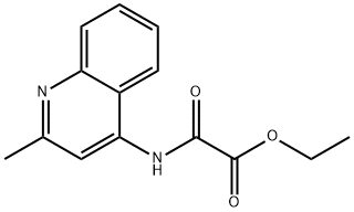 Acetic acid, 2-[(2-methyl-4-quinolinyl)amino]-2-oxo-, ethyl ester Structural