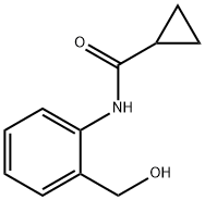 Cyclopropanecarboxamide, N-[2-(hydroxymethyl)phenyl]- Structural