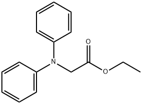 Glycine, N,N-diphenyl-, ethyl ester Structural