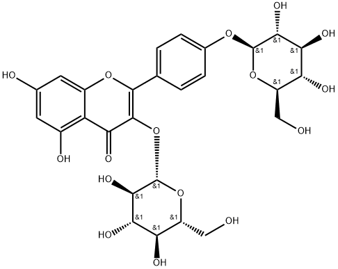 Kaempferol 3,4'-di-O-Glc Structural