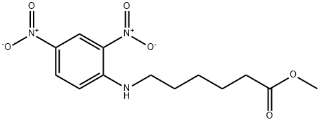Hexanoic acid, 6-[(2,4-dinitrophenyl)amino]-, methyl ester Structural