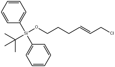 Silane, [[(4E)-6-chloro-4-hexenyl]oxy](1,1-dimethylethyl)diphenyl- (9CI) Structural