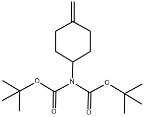 Imidodicarbonic Acid, 2-(4-Methylenecyclohexyl)-, 1,3-Bis(1,1-Dimethylethyl) Ester Structural