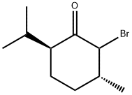 Cyclohexanone, 2-bromo-3-methyl-6-(1-methylethyl)-, (3R,6S)- Structural