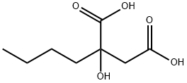 Butanedioic acid, 2-butyl-2-hydroxy- Structural