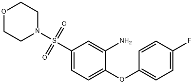 Benzenamine, 2-(4-fluorophenoxy)-5-(4-morpholinylsulfonyl)- Structural