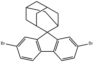 Spiro[9H-fluorene-9,2'-tricyclo[3.3.1.13,7]decane], 2,7-dibromo- Structural