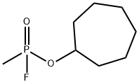 Phosphonofluoridic acid, methyl-, cycloheptyl ester (7CI,8CI,9CI) Structural