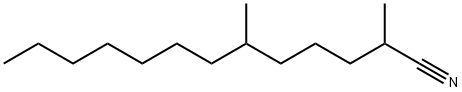 Tridecanenitrile, 2,6-dimethyl- Structural