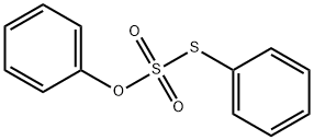 Thiosulfuric acid, O,S-diphenyl ester Structural