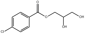 Benzoic acid, 4-chloro-, 2,3-dihydroxypropyl ester Structural