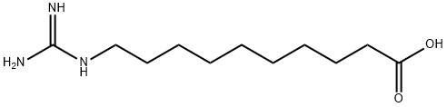 Decanoic acid, 10-[(aminoiminomethyl)amino]- Structural