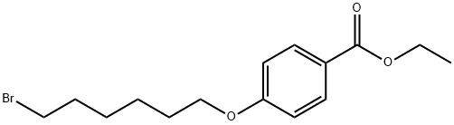Ethyl p-(6-Bromohexyloxy)benzoate Structural
