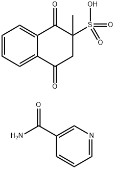 Menadione nicotinamide bisulfite Structural Picture