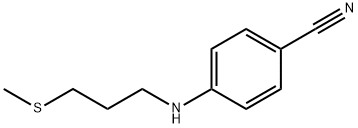 Benzonitrile, 4-[[3-(methylthio)propyl]amino]- Structural