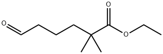 Hexanoic acid, 2,2-dimethyl-6-oxo-, ethyl ester Structural