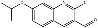 2-chloro-7-isopropoxyquinoline-3-carbaldehyde Structural