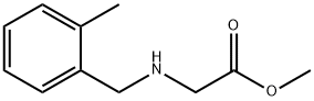 Glycine, N-[(2-methylphenyl)methyl]-, methyl ester Structural